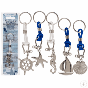Maritimer Schlüsselanhänger mit Kordel Schlüsselanhänger, Accessoire