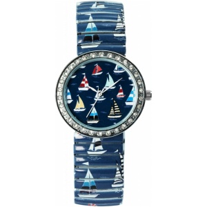 Donna Kelly Damenuhr mit Zugarmband, maritim, blau Uhren