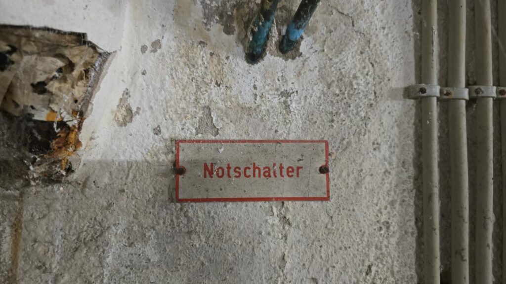 Der Notschalter in Not notschalter, ohne funktion