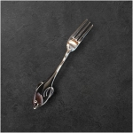 Niedliches Besteck für Kinder aus hochwertigem rostfreien Metall mit Wal, Fisch und Krokodil – Bild 5