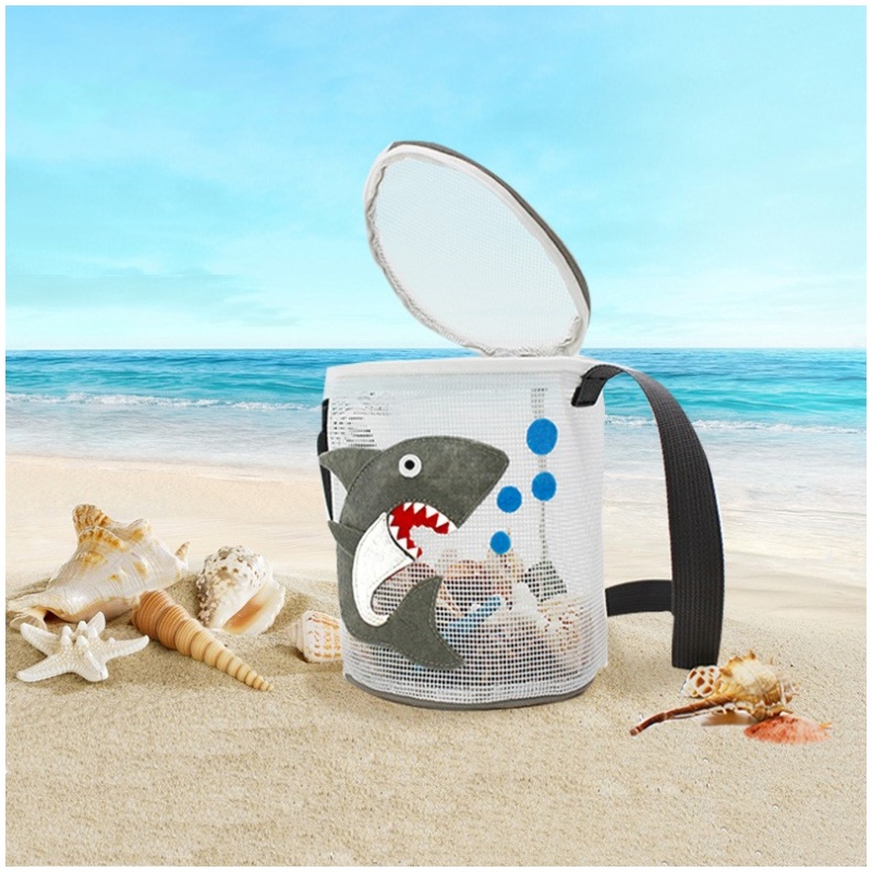 Strandtasche für Kinder, Sanddurchlässig, Sammeln von Muscheln und Steinen