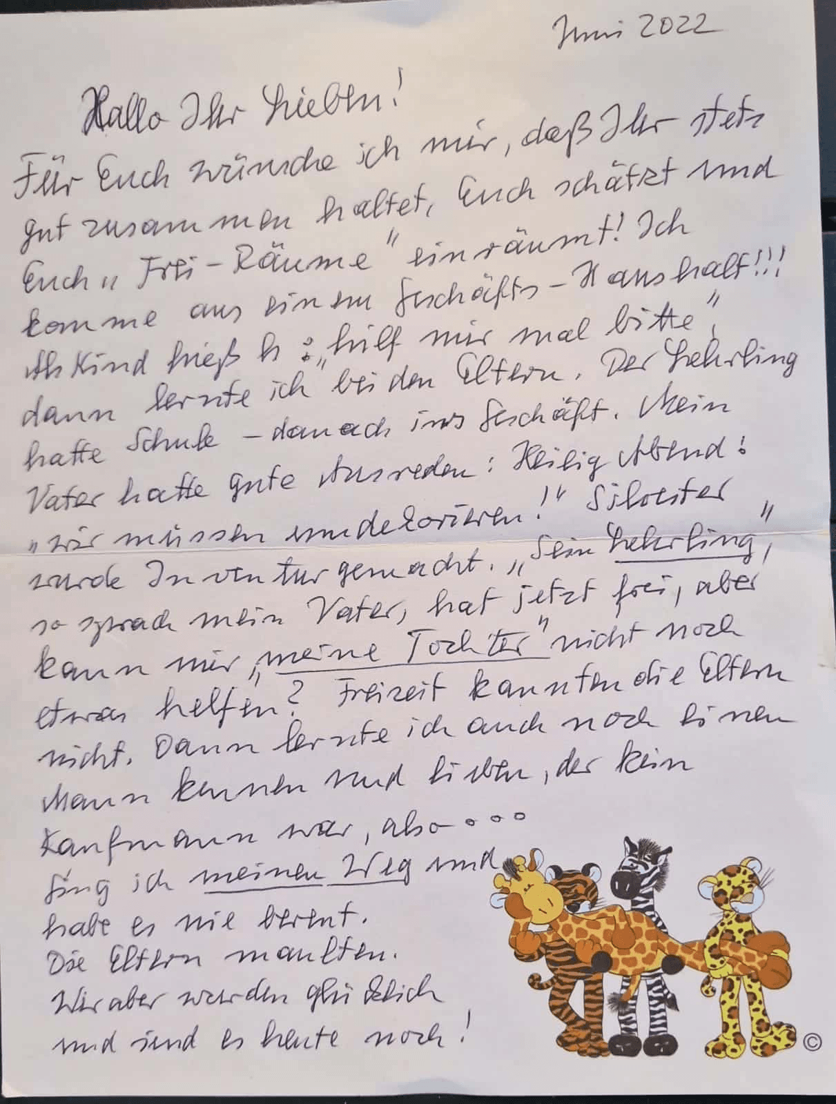 Der überraschende Blumengruß