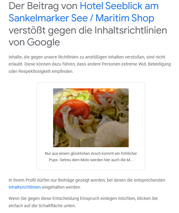 Google und der Po