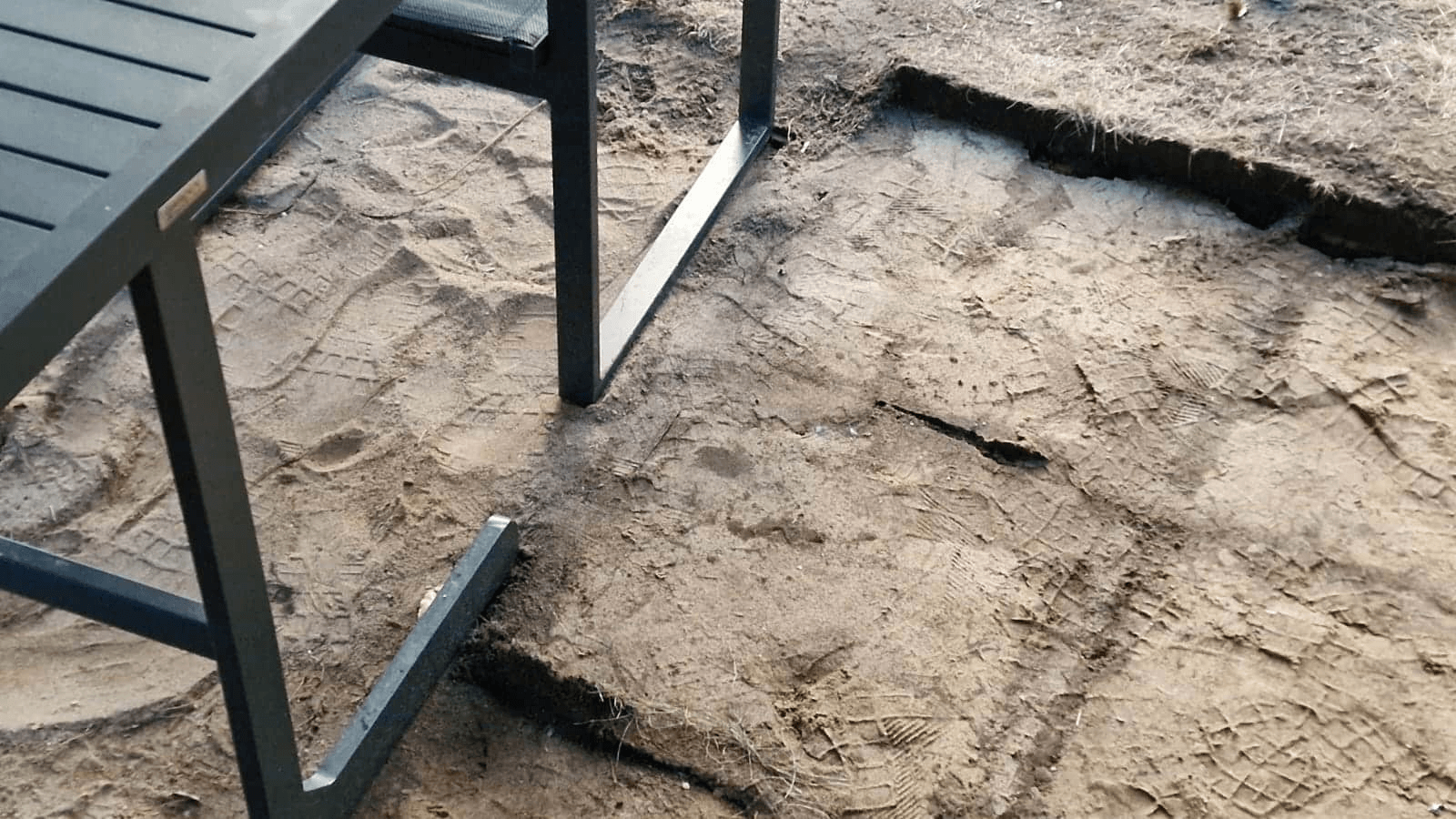 Die “neue” Terrasse wird nun vollendet